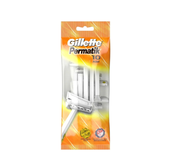 Kullan At Tıraş BıçaklarıGİLLETTEGİLLETTE PERMATİK 1 KULLAN-AT TIRAŞ BIÇAĞI 10'LU PAKET