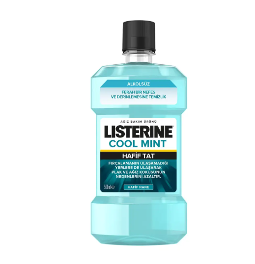 LİSTERİNELİSTERİNE COOL MİNT HAFİF TAT AĞIZ BAKIM SUYU 500 ML