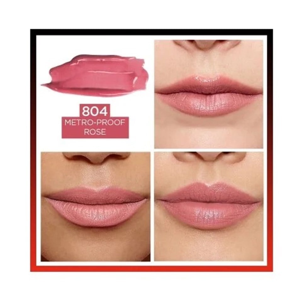 L'ORÉAL PARIS INFAILLIBLE 2-STEP 24 SAAT KALICI LIKIT RUJ & BALM - 804 METRO-PROOF ROSE