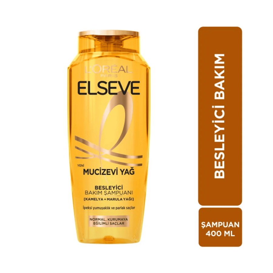 LOREAL ELSEVELOREAL ELSEVE MUCİZEVİ YAĞ BESLEYİCİ ŞAMPUAN 400 ML