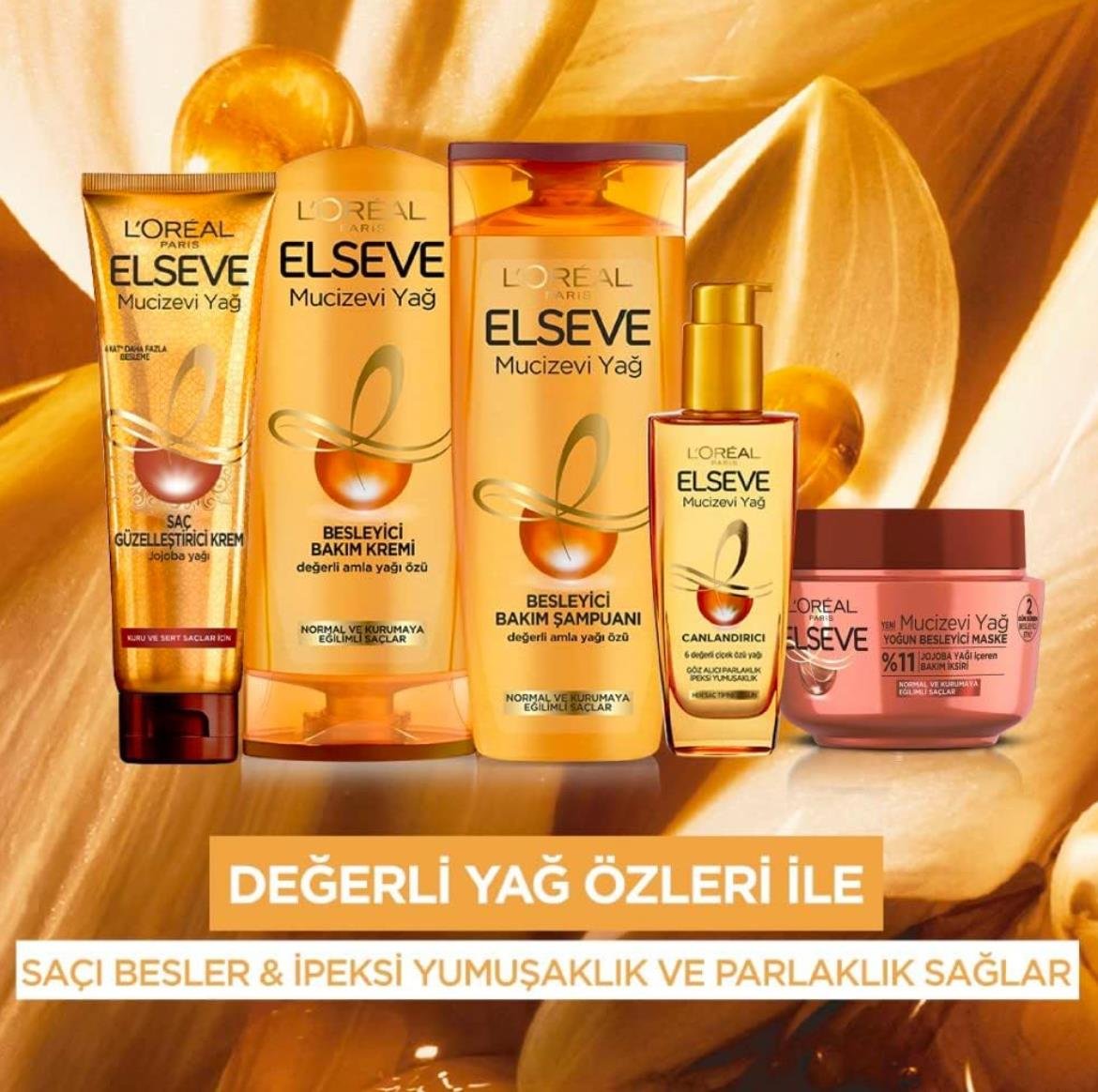 LOREAL ELSEVELOREAL ELSEVE MUCİZEVİ YAĞ SAÇ MASKESİ 300ML