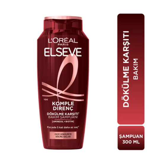 LOREAL ELSEVELOREAL PARİS ELSEVE KOMPLE DİRENÇ DÖKÜLME KARŞITI ŞAMPUAN 300 ML