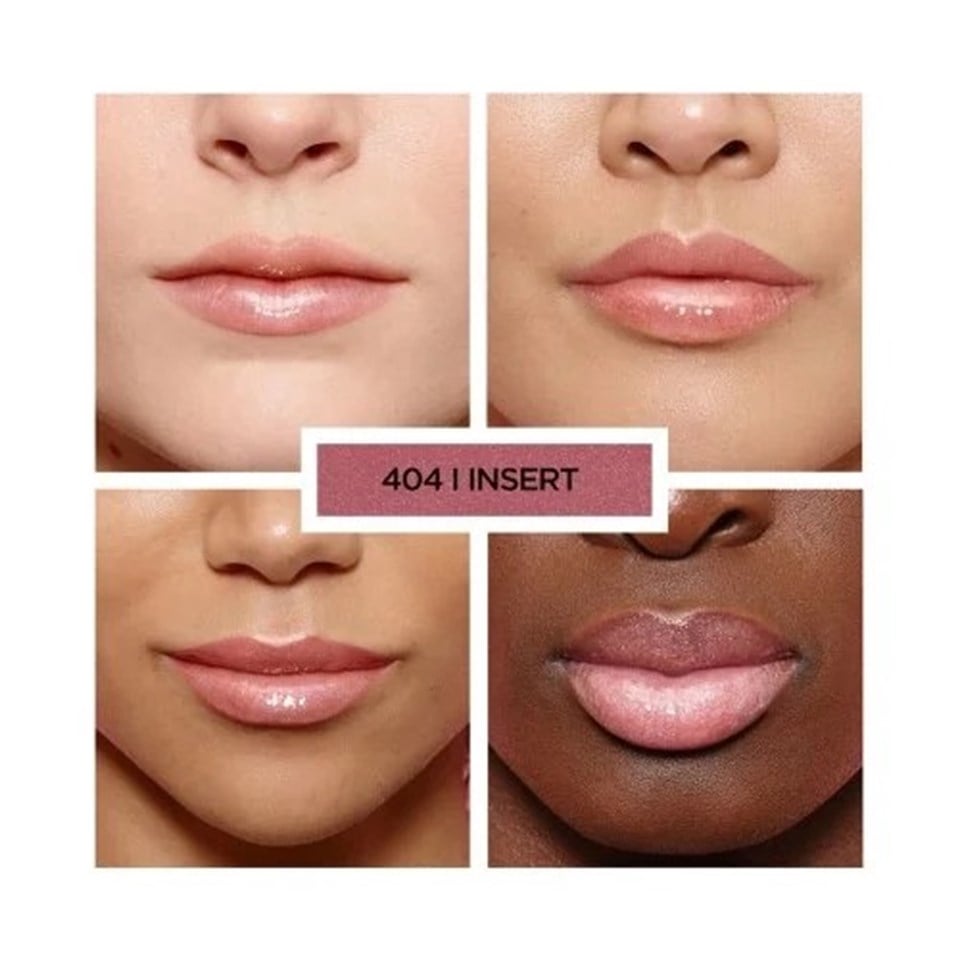 LOREAL PARIS  BRILLIANT SIGNATURE PLUMP IN GLOSS RUJ 404 I INSERT