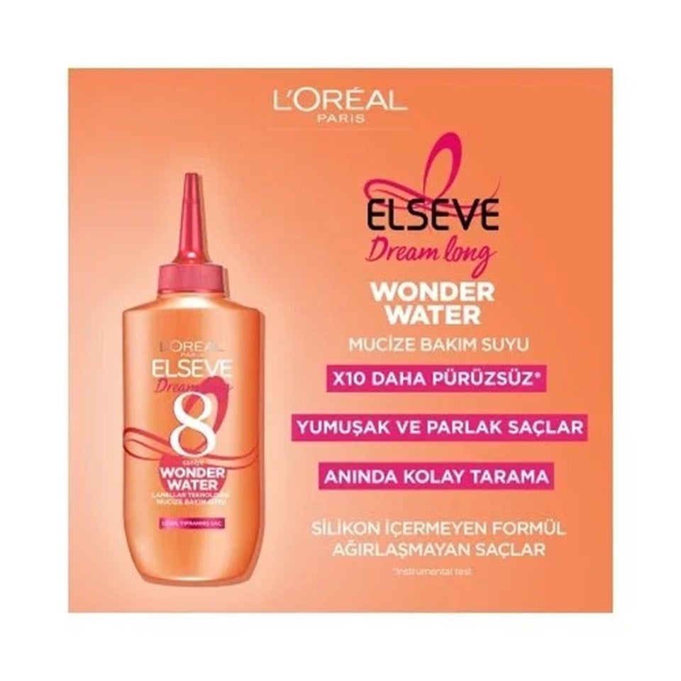 LOREAL PARİS ELSEVE DREAM LONG WONDER WATER MUCİZEVİ BAKIM SUYU 200ML