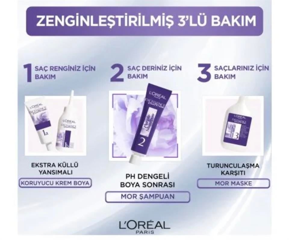 LOREAL PARİS EXCELLENCE COOL CREME 4,11 EKSTRA KÜLLÜ KAHVE
