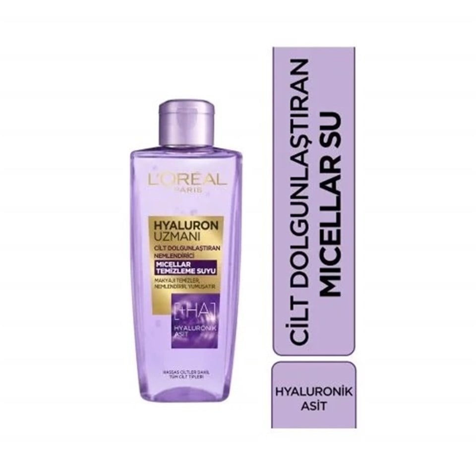 L'OREAL PARİS HYALURON UZMANI MAKYAJ TEMİZLEME SUYU MİCELLAR 200 ML