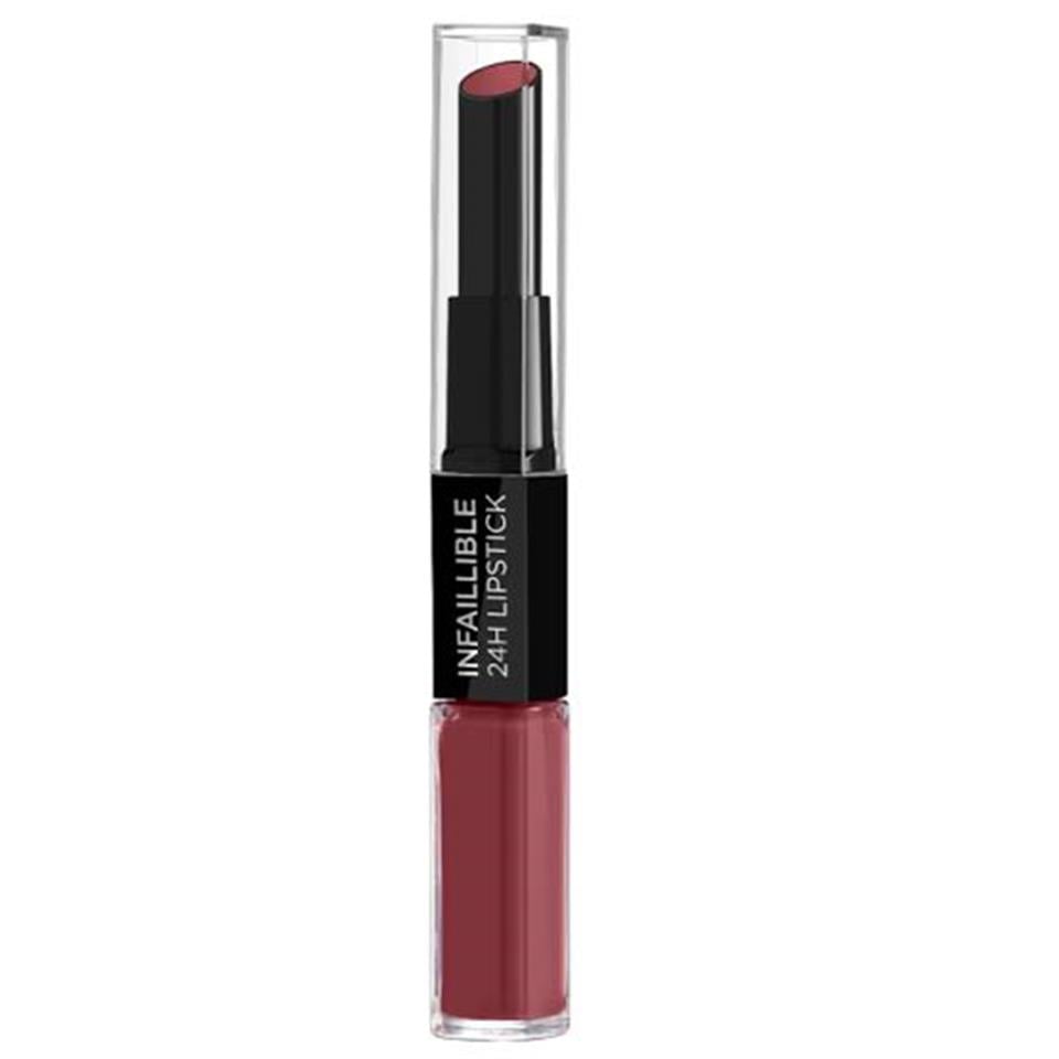 LOREAL PARIS INFAILLIBLE 2-STEP 24 SAAT KALICI LIKIT RUJ & BALM - 802 FOREVER FRANÇAISE