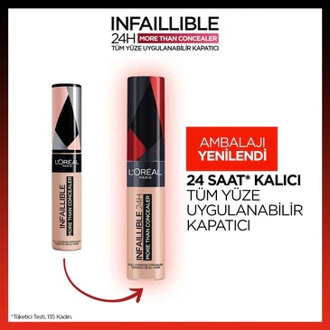 LOREAL PARİS MAKE-UPL'ORÉAL PARIS INFAILLIBLE 24H TÜM YÜZE UYGULANABILIR KAPATICI - 322 IVORY