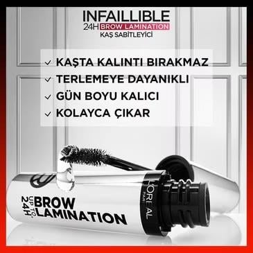 LOREAL PARİS MAKE-UPLOREAL PARİS BROW LAMİNATİON UP TO 24H MASCARA