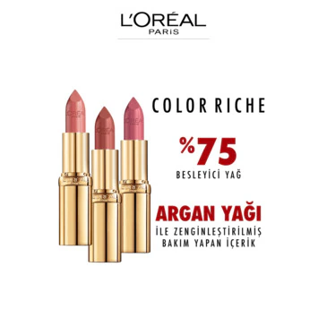 LOREAL PARİS MAKE-UPLOREAL PARİS COLOR RİCHE SATİN LİPSTİCK 163