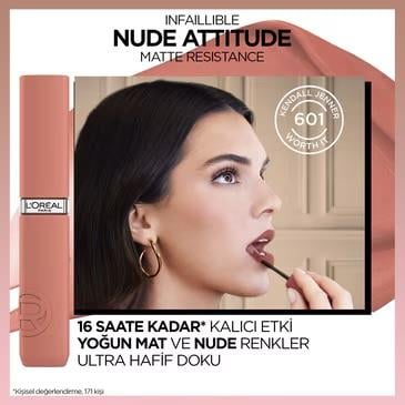 LOREAL PARİS MAKE-UPLOREAL PARİS INFAİLLİBLE MATTE RESİSTANCE LİKİT MAT RUJ - 630
