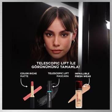 LOREAL PARİS MAKE-UPLOREAL PARİS TELESCOPİC LİFT SUYA DAYANIKLI MASKARA