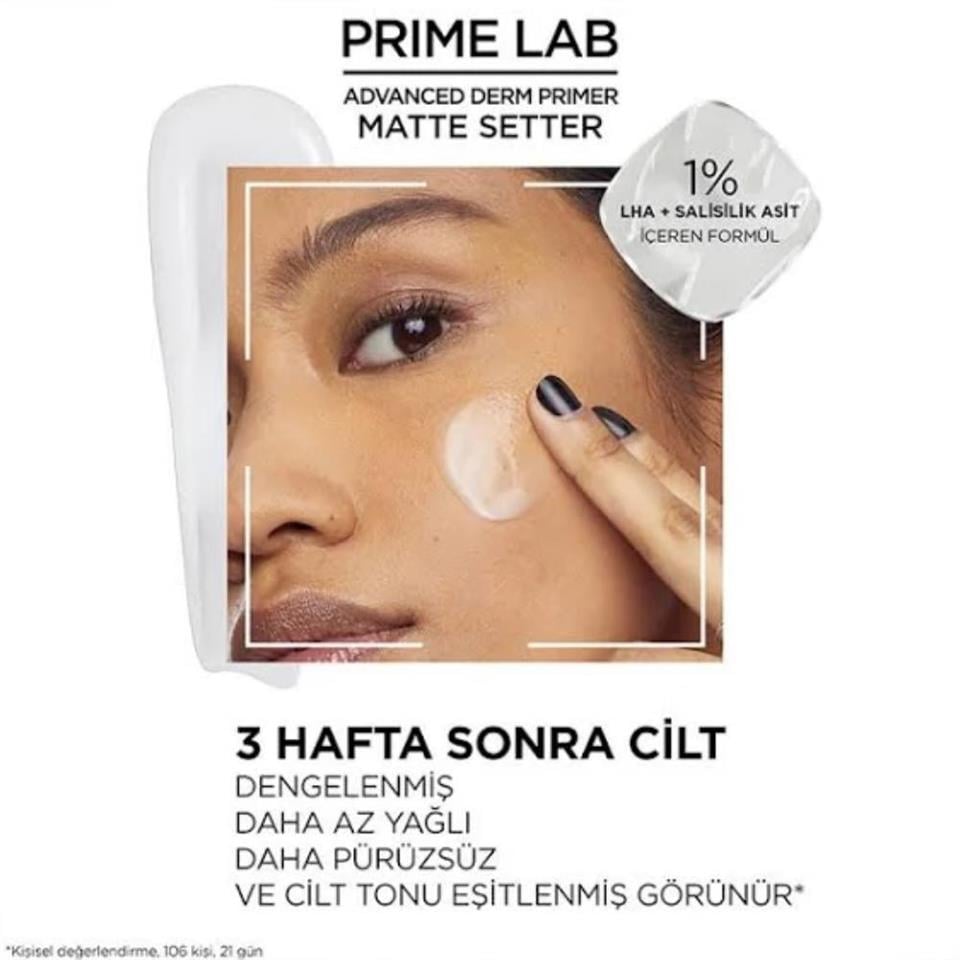LOREAL PARİS PRİME LAB MATTE SETTER MATLASŞTIRICI MAKYAJ BAZI 30 ML