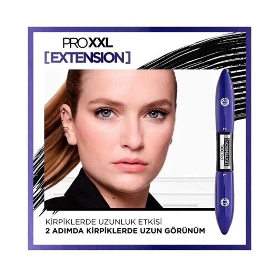 LOREAL PARİS PRO XXL EXTENSİON ÇİFT TARAFLI MASKARA - UZUNLUK ETKİSİ