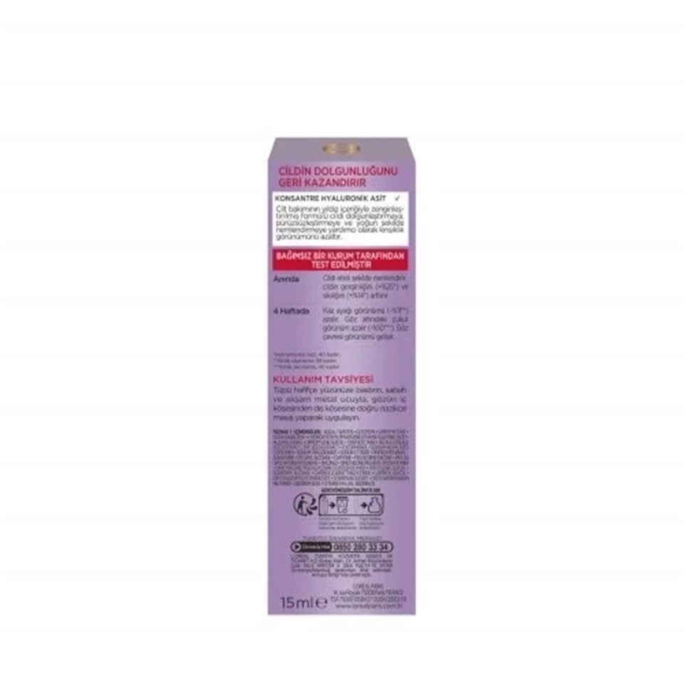 L'OREAL PARİS REVİTALİFT FİLLER GÖZ KREMİ 15ML