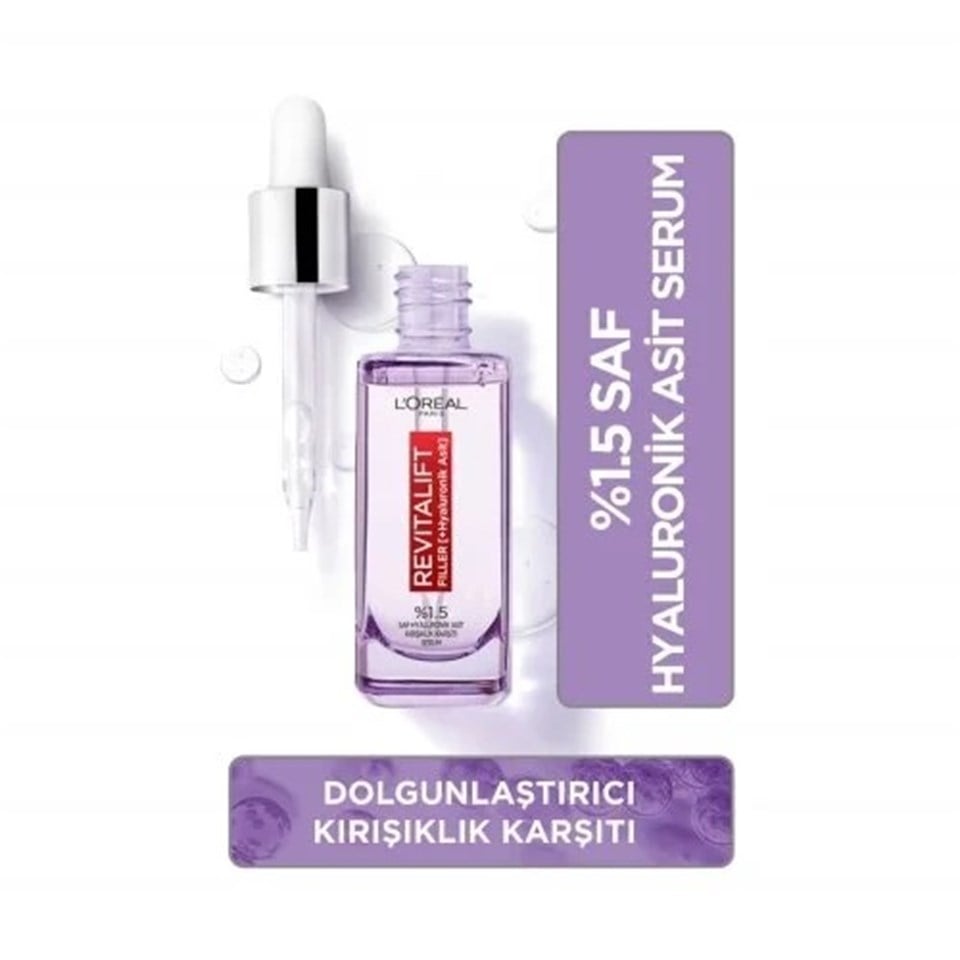 L'OREAL PARİS REVİTALİFT FİLLER HYALURONİC ANTİ-WRİNKLE SERUM 50ML 