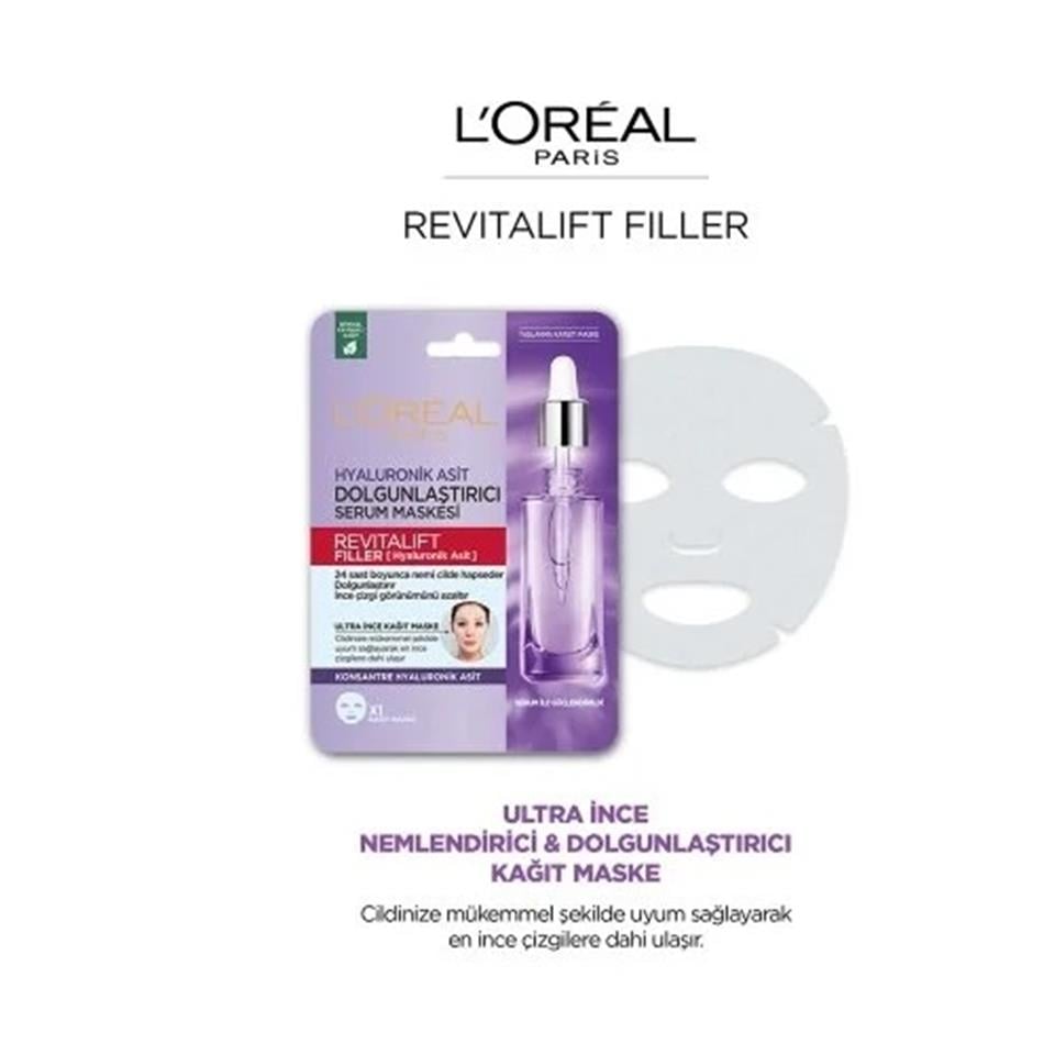 LOREAL PARİS REVİTALİFTFİLLER DOLGUNLAŞTIRICI YÜZ MASKESİ 30 GR