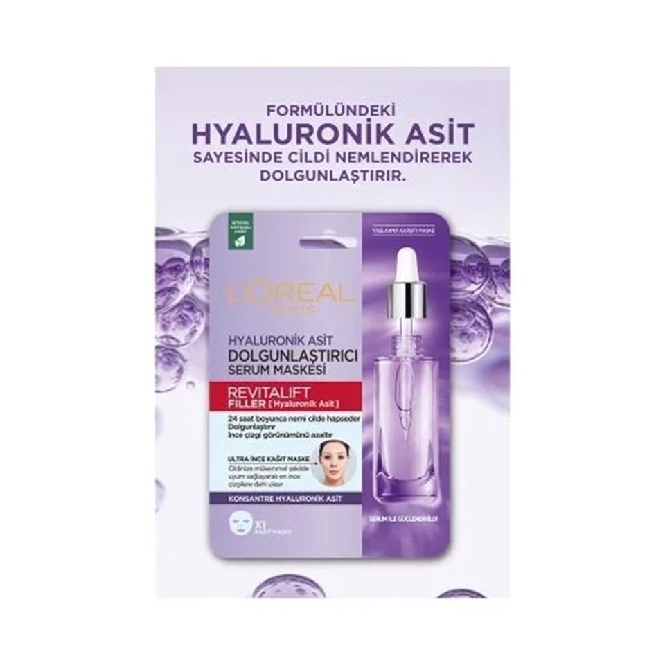 LOREAL PARİS REVİTALİFTFİLLER DOLGUNLAŞTIRICI YÜZ MASKESİ 30 GR