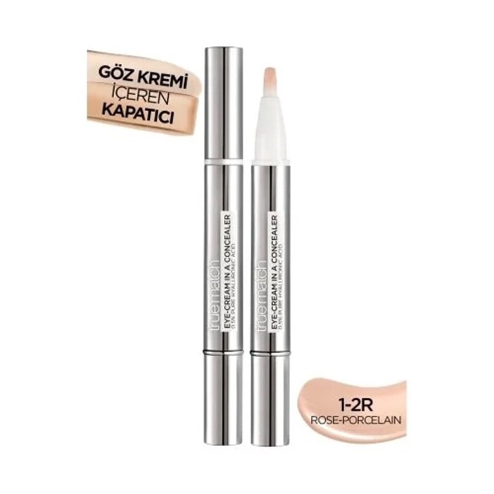 L'OREAL PARIS TRUE MATCH GÖZ KREMI İÇEREN KAPATICI 2'SI 1 ARADA 1-2R