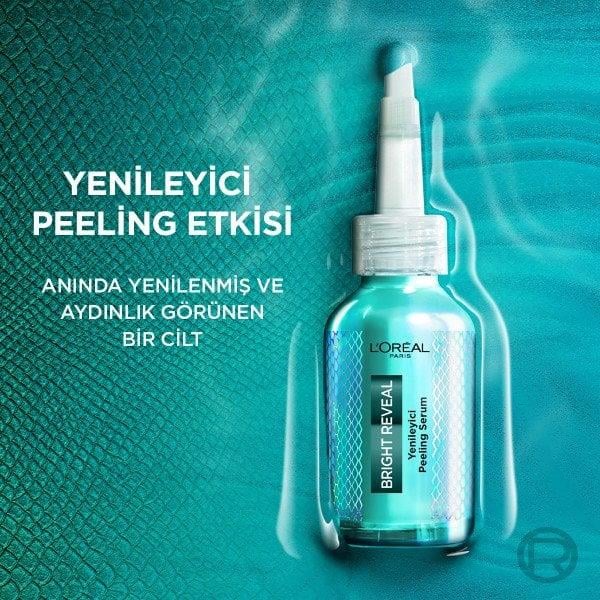 LOREAL PARİSLOREAL PARİS BRİGHT REVEAL KOYU LEKELERE KARŞI HIZLI ETKİLİ YENİLEYİCİ PEELİNG SERUM 25% [AHA + BHA + PHA] 25 ML