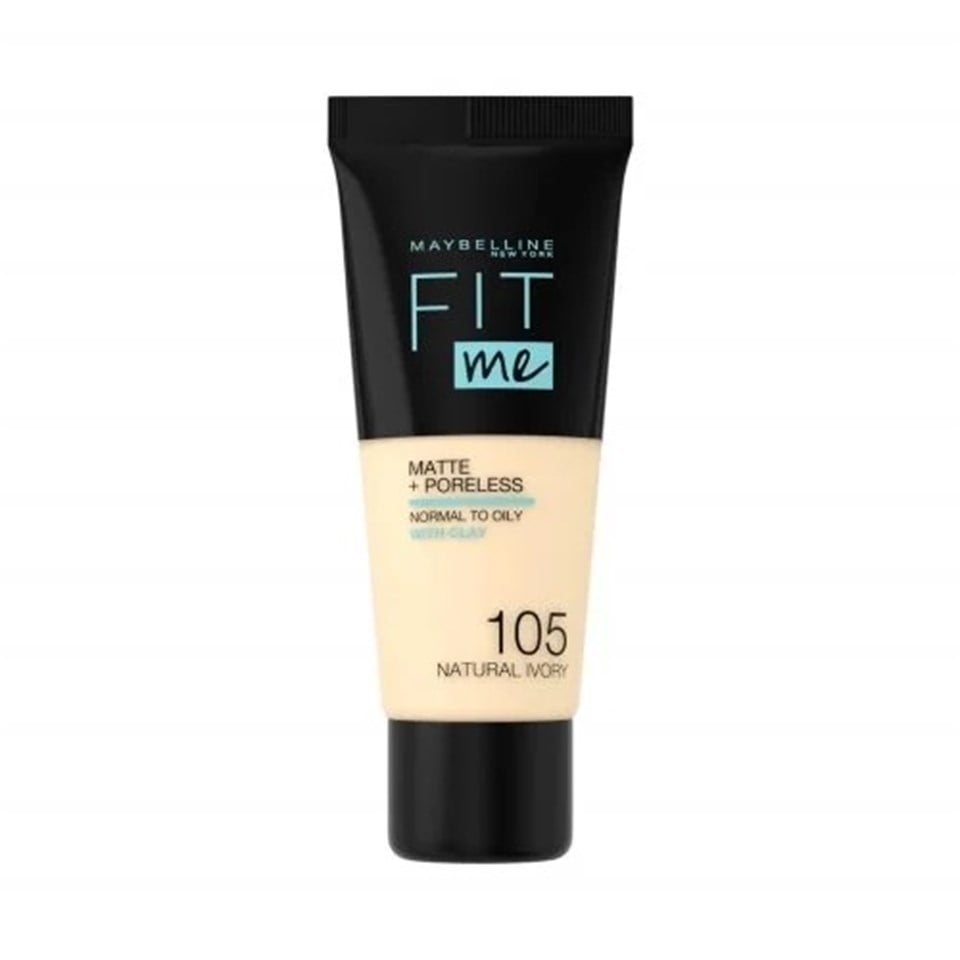 MAYBELLİNE FİT ME MATTE PORELESS FONDÖTEN 105 NATURAL İVORY