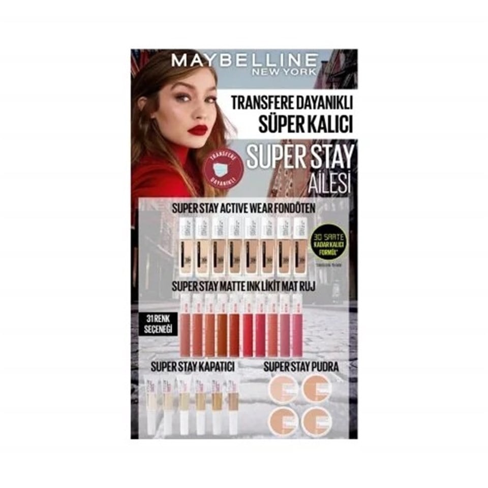 MAYBELLİNE NEW YORK SUPERSTAY ACTİVE WEAR FONDÖTEN 30H NO:02