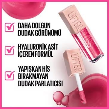 MAYBELLİNE NEW YORKMAYBELLİNE NEW YORK LİFTER GLOSS NEMLENDİRİCİ DUDAK PARLATICI  22 PEACH RİNG