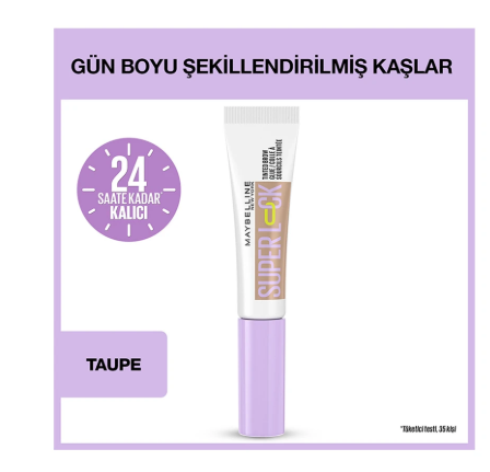 MAYBELLİNE NEW YORKMAYBELLİNE NEW YORK SUPER LOCK BROW GLUE KAŞ SABİTLEYİCİ MASKARA - TAUPE
