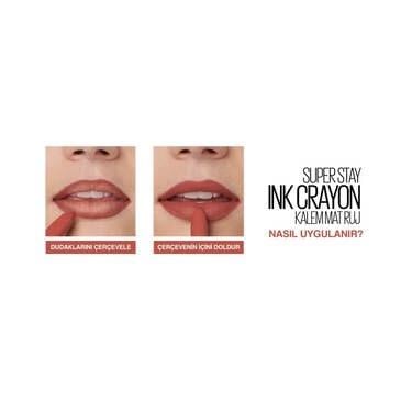 MAYBELLİNE NEW YORKMAYBELLİNE NEW YORK SUPER STAY INK CRAYON KALEM MAT RUJ 25
