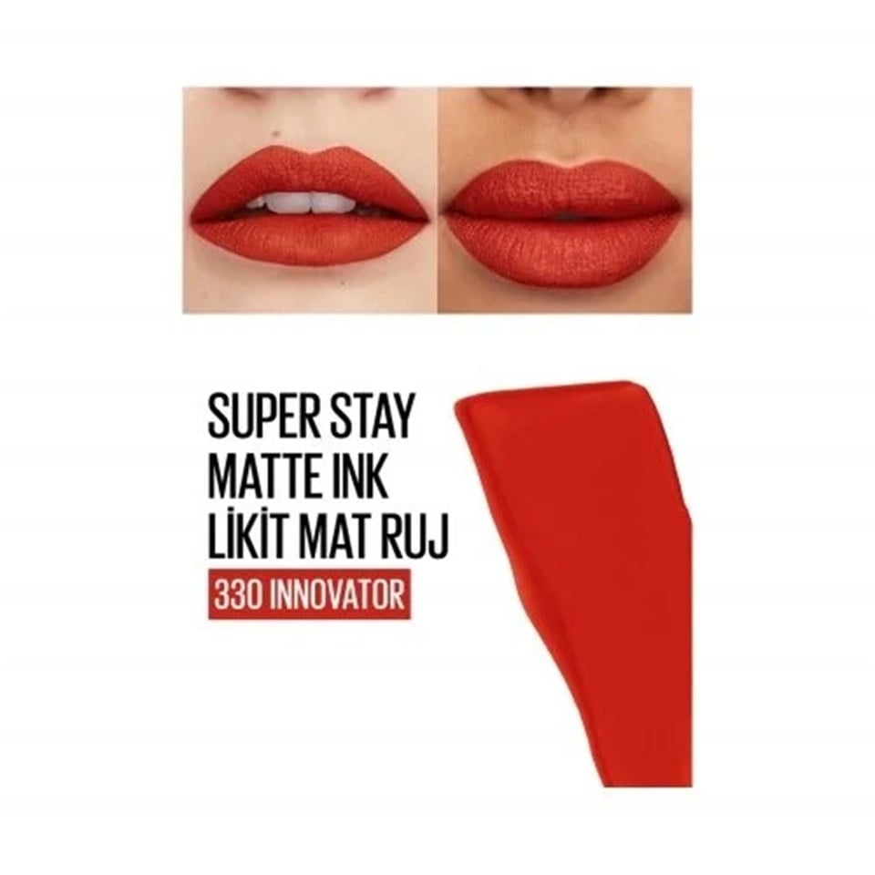 MAYBELLİNE SUPER STAY MATTE INK LİKİT MAT RUJ 330