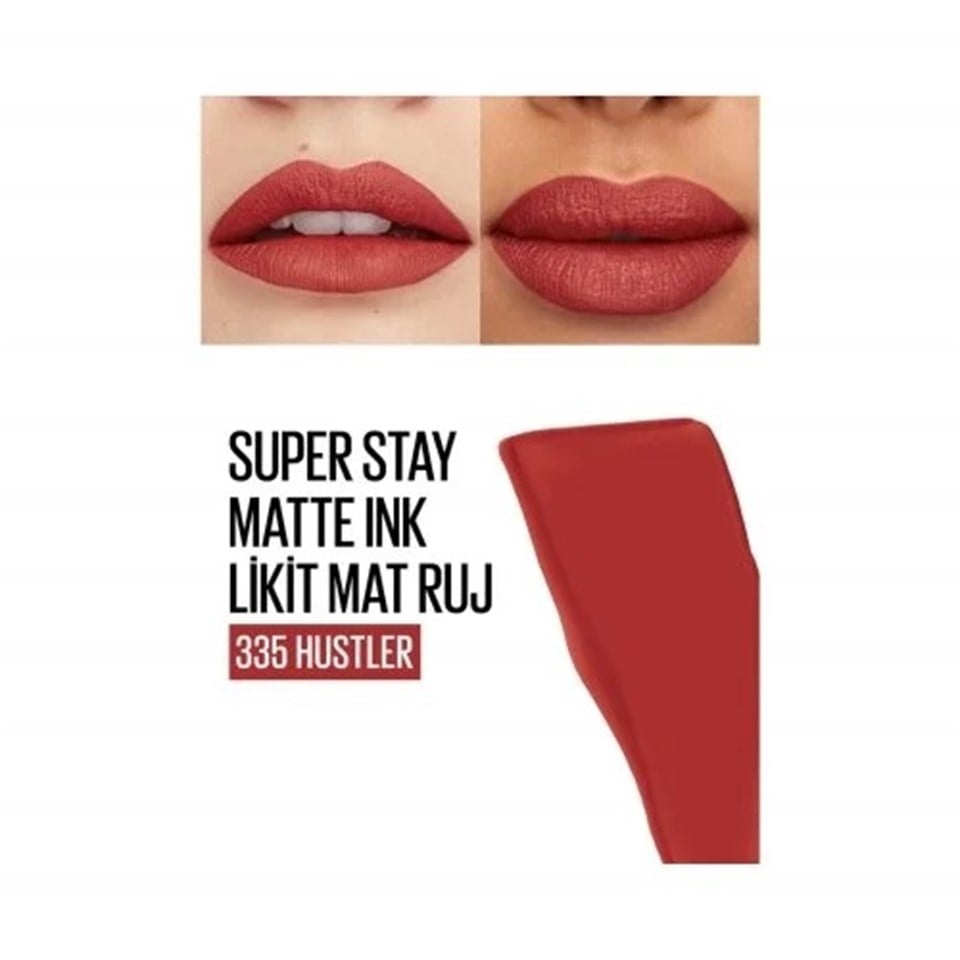 MAYBELLİNE SUPER STAY MATTE INK LİKİT MAT RUJ 335