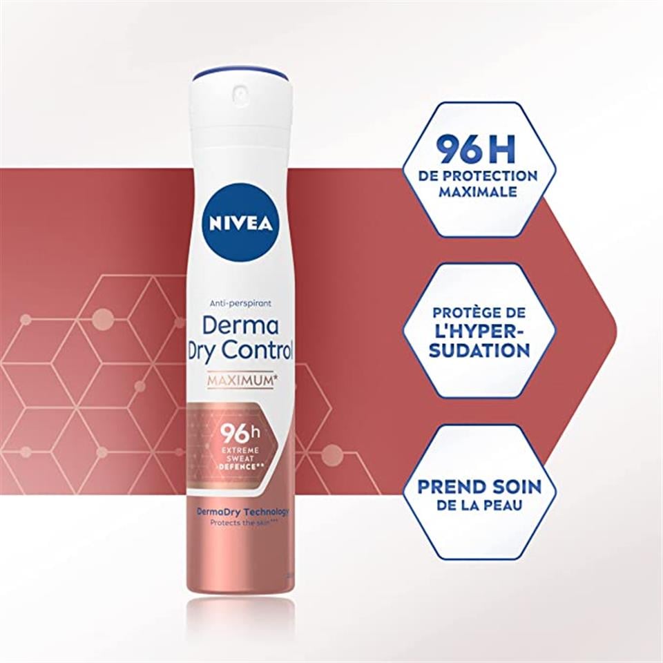 NİVEA  CLİNİCAL DERMA CONTROL DEODORANT WOMAN 150 ML