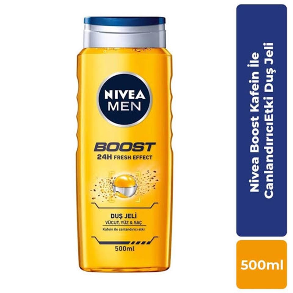 NİVEA MEN DUŞ JELİ BOOST 500 ML