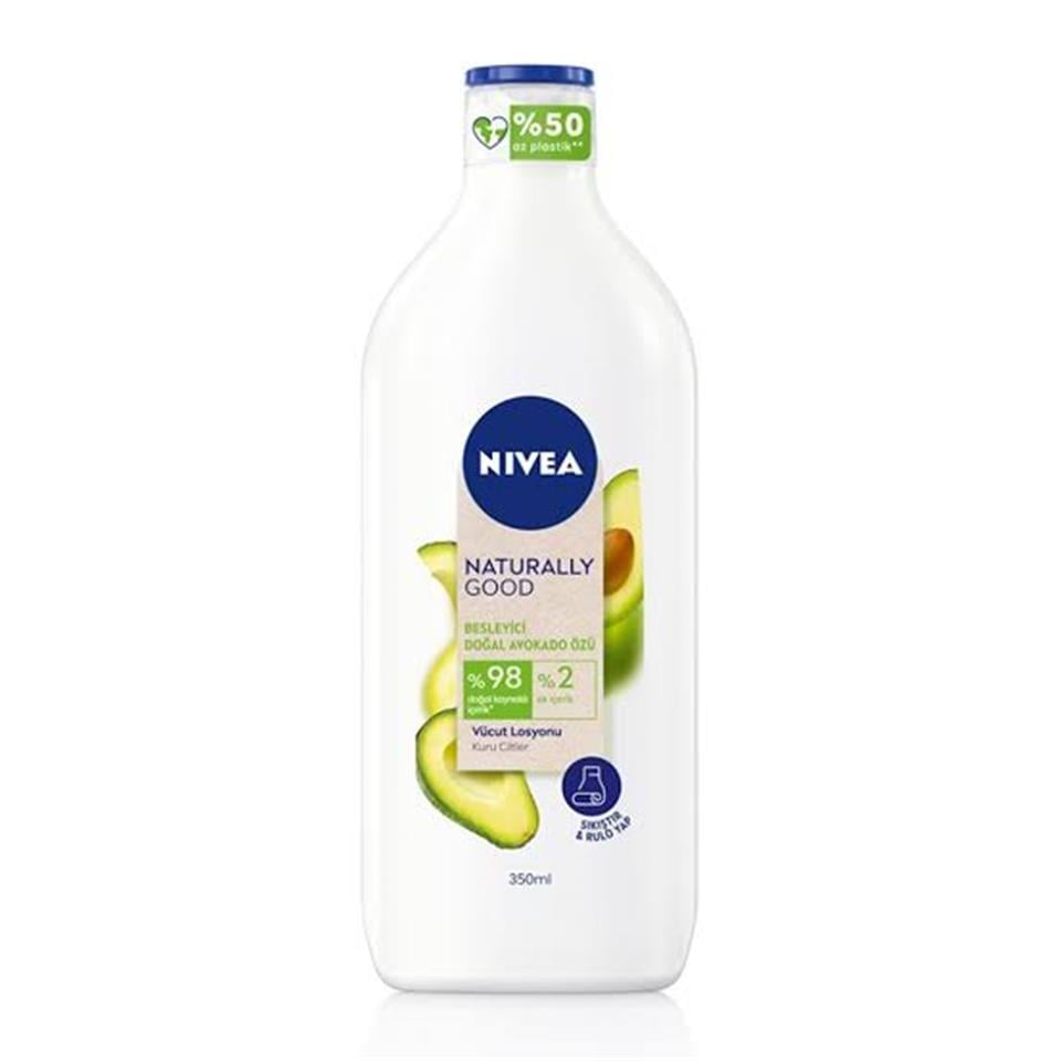 NİVEA NATURALLY GOOD DOĞAL AVOKADO VÜCUT LOSYONU 350 ML
