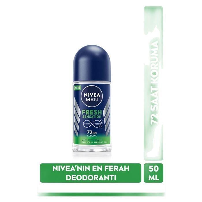 NİVEANİVEA MEN FRESH SENSATİON ERKEK DEODORANT ROLL ON 50 ML