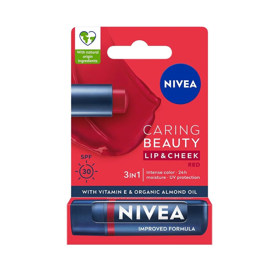 NİVEANİVEA RENKLİ DUDAK BAKIM KREMİ KIRMIZI 4,8 GR