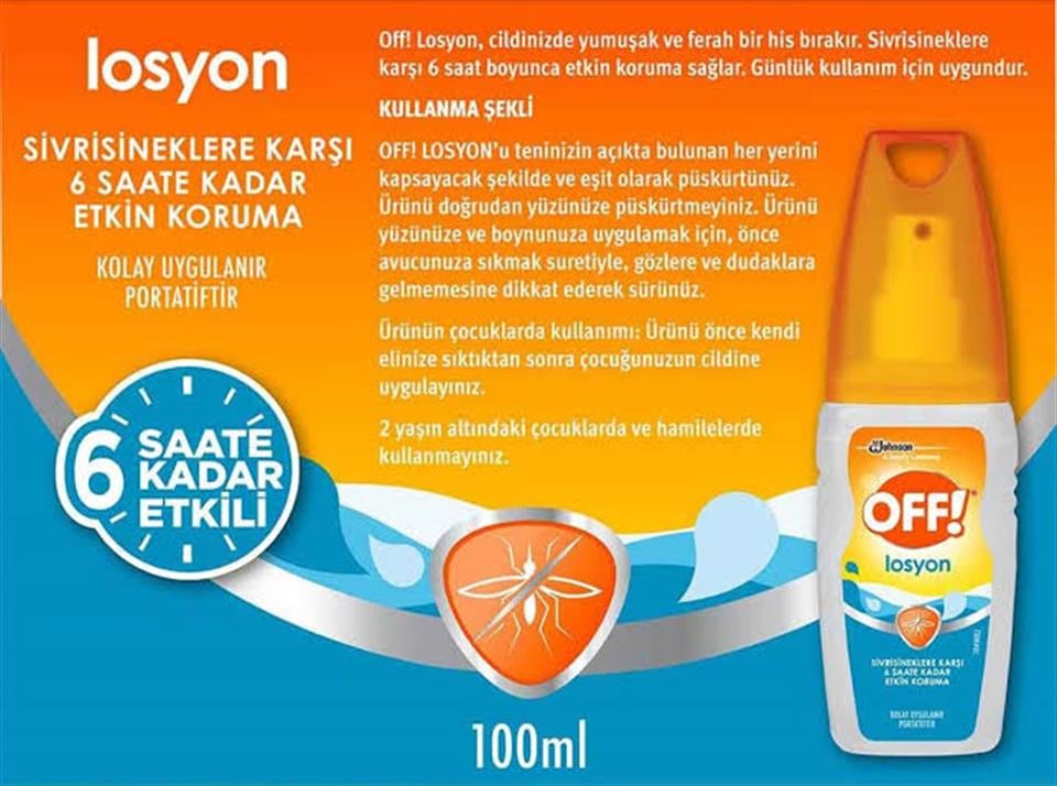 OFF AQUA PUMP SİNEK KOVAR 100 ML LOSYON