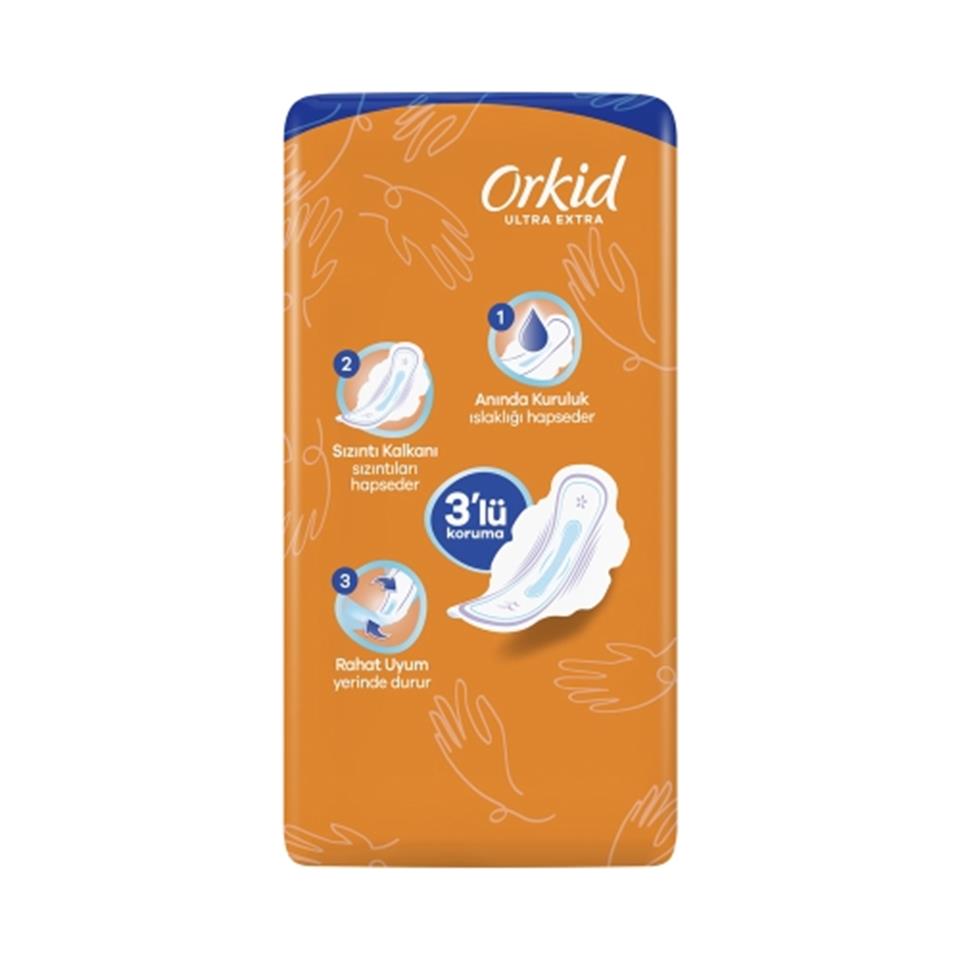 ORKİD ULTRA EXTRA HİJYENİK PED BOY 1 NORMAL 26 ADET 