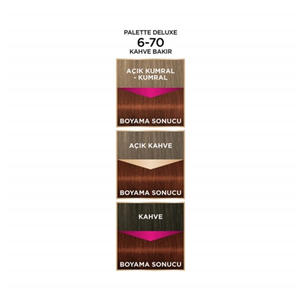 PALETTE DELUXE YAĞ BAKIMLI SAÇ BOYASI 6,70 KAHVE BAKIR