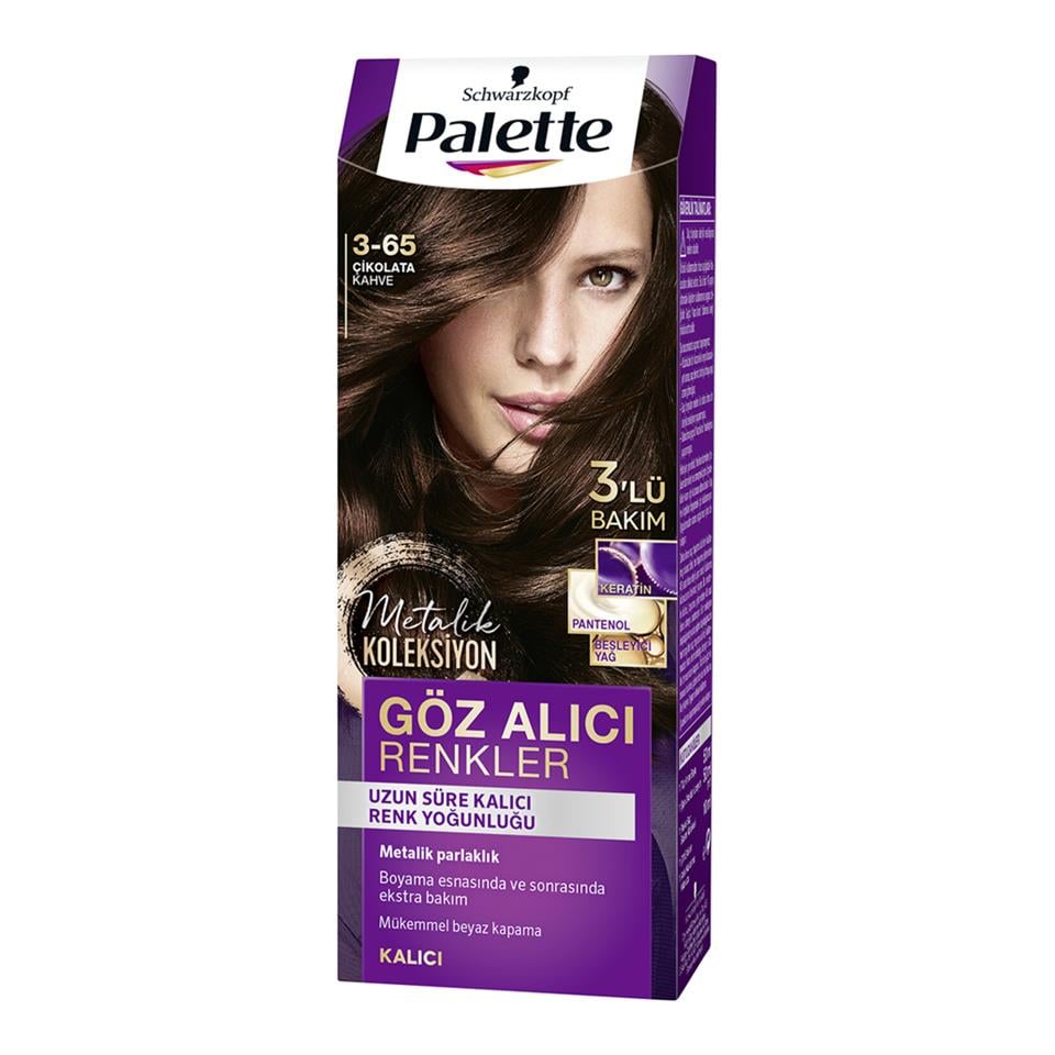 PALETTE GÖZ ALICI RENKLER SAÇ BOYASI 3,65 ÇİKOLATA KAHVE