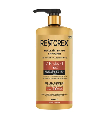 RESTOREXRESTOREX ŞAMPUAN 7 BESLEYİCİ YAĞ 900 ML