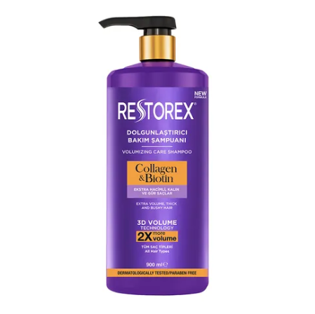 RESTOREXRESTOREX ŞAMPUAN COLLAGEN & BİOTİN 900 ML