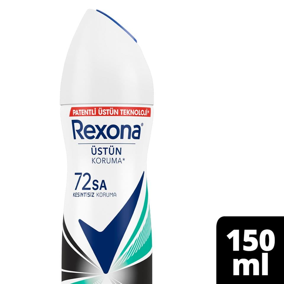 REXONA DEODORANT İNVİSİBLE BLACK WHİTE FRESH WOMEN 150 ML