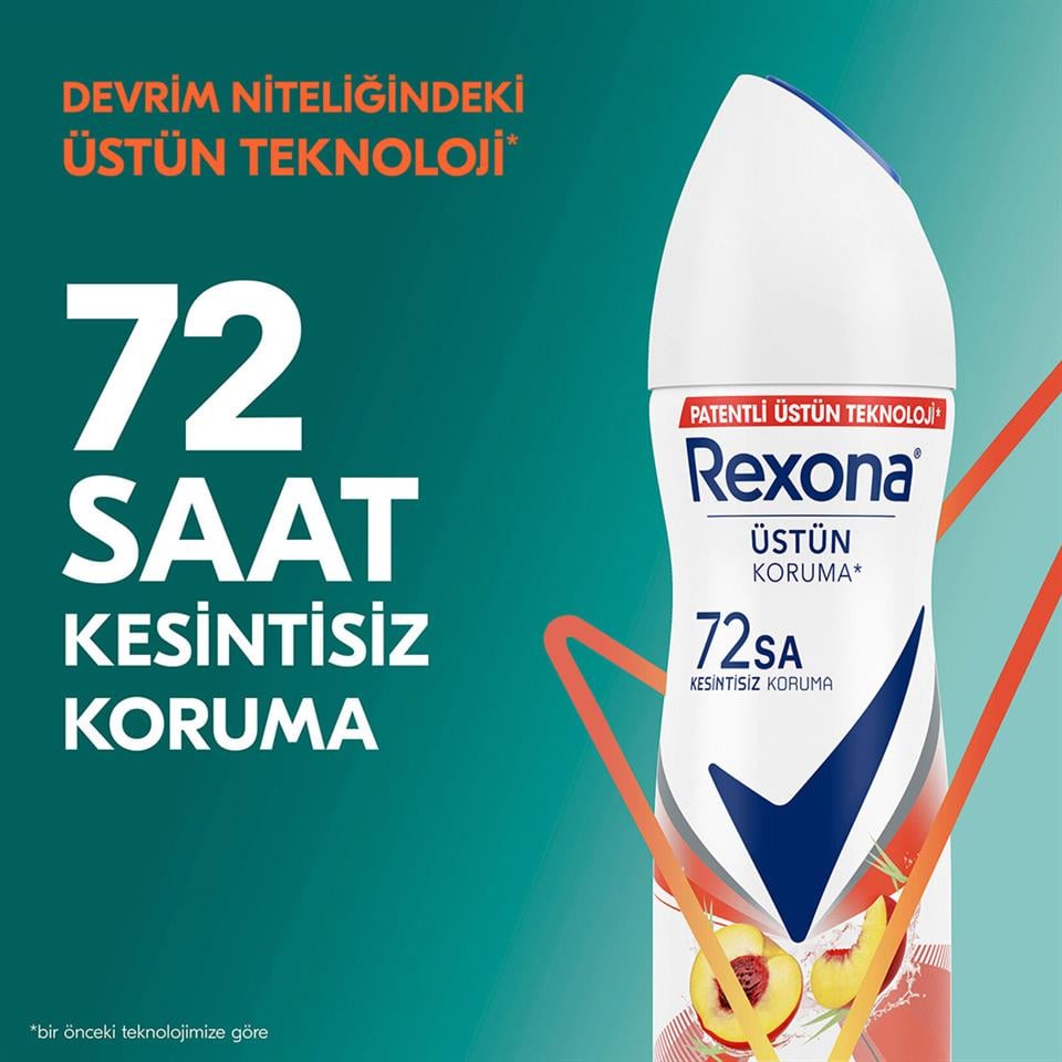REXONA DEODORANT ŞEFTALİ + LİMON OTU WOMEN 150 ML
