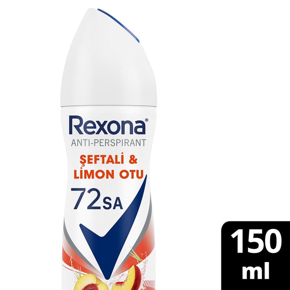 REXONA DEODORANT ŞEFTALİ + LİMON OTU WOMEN 150 ML