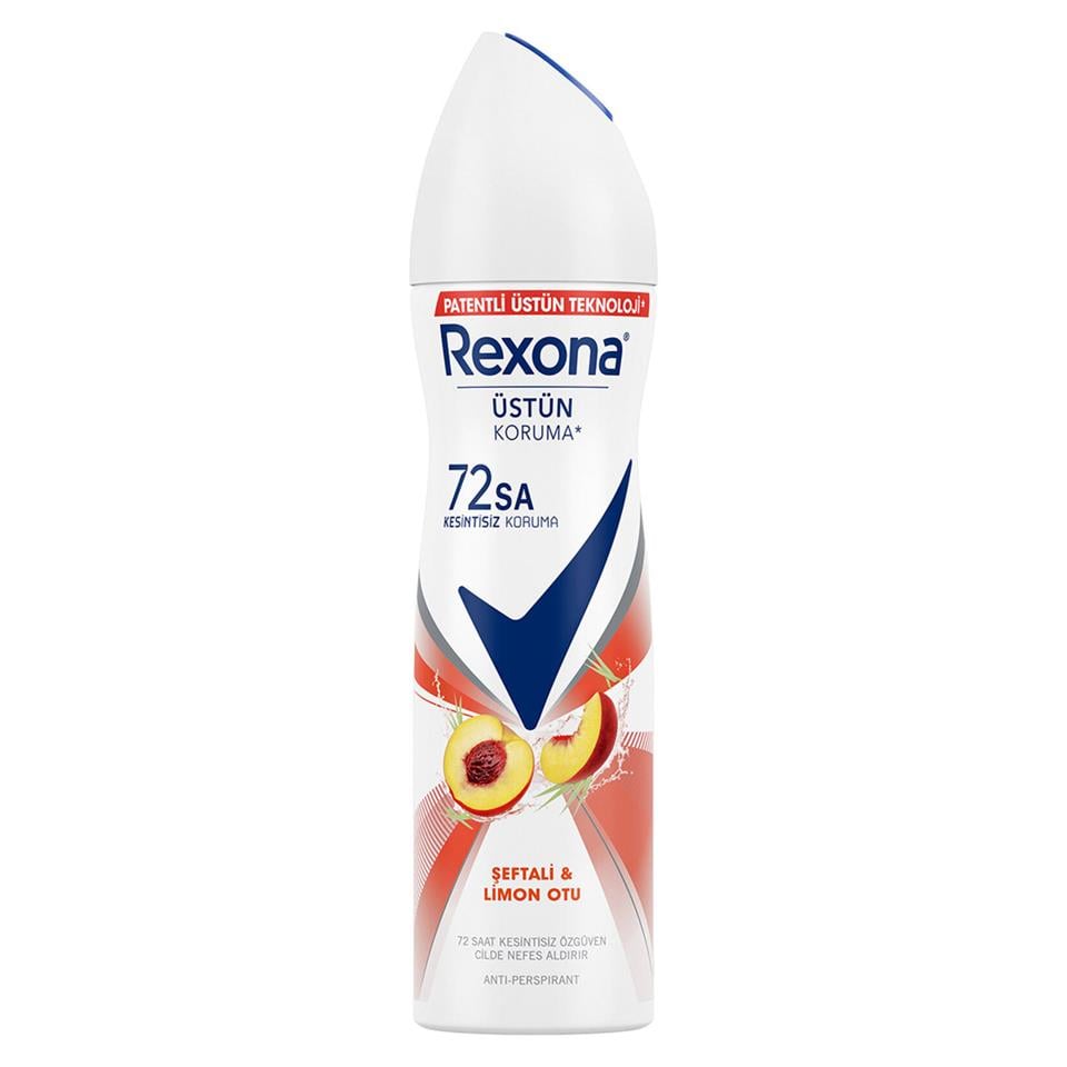 REXONA DEODORANT ŞEFTALİ + LİMON OTU WOMEN 150 ML