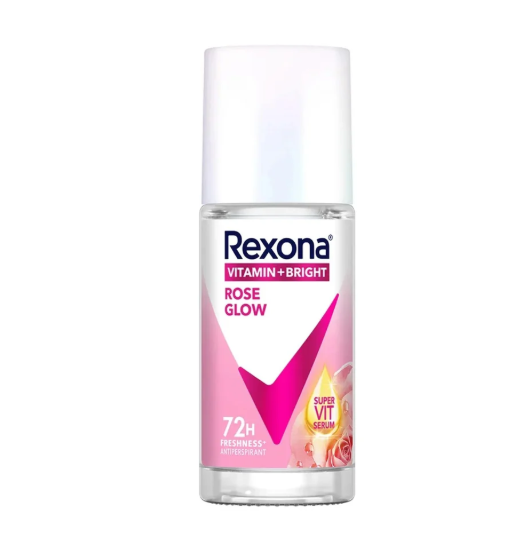 REXONAREXONA DEODORANT ROLL-ON BLAZE ROSE GLOW 72H 45 ML