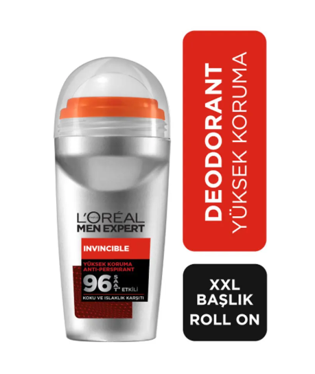 Roll - OnLOREAL PARİSLOREAL PARİS MEN EXPERT INVİNCİBLE KOKU VE ISLAKLIK ROLL-ON 50 ML