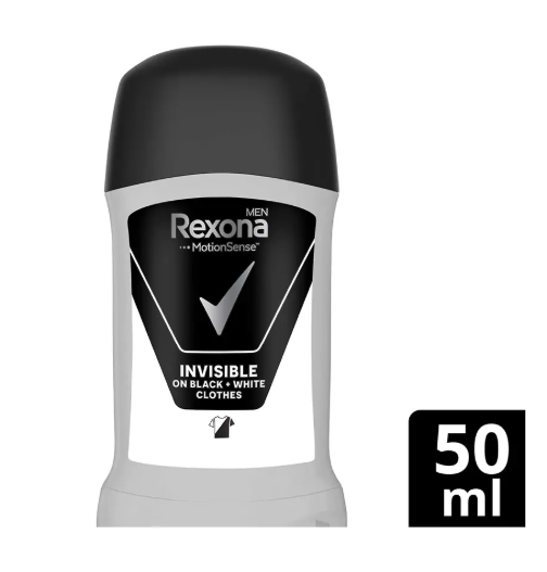 Roll - OnREXONAREXONA MEN INVİSİBLE ON BLACK&WHİTE CLOTHES ETK 50 ML
