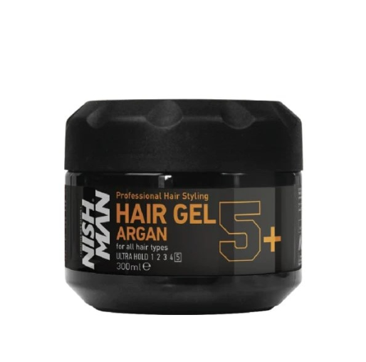 Saç ŞekillendiriciMarkasızlarNISHMAN HAIR GEL ARGAN SERT SAÇ JÖLESİ 5+ 300ML
